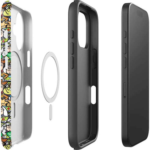 Disney Toy Story Characters Collage Pattern iPhone 16 Plus Magsafe Impact Case
